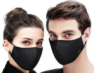 Mask Cotton Anti Dust Protection with 2pcs Pm2.5 Activated Carbon Filters Fabric Mouth Face